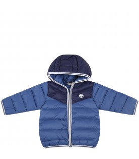 Blue jacket for baby boy with iconic tree