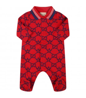 Red set for baby boy with  double GG