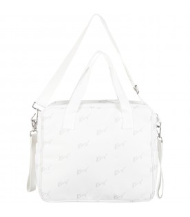 White changing bag for baby kids