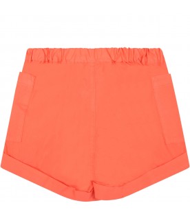Orange short for baby girl