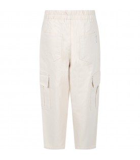 Ivory pants for boy