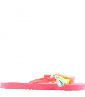 Pink flip-flops for girl