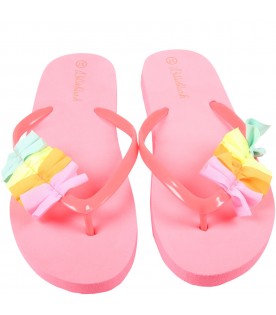 Pink flip-flops for girl