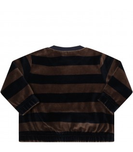 Multicolor sweater for baby boy with zebra
