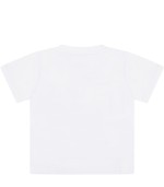 Moschino Kids White t-shirt for baby kids with teddy bear
