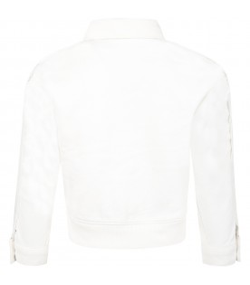 White jacket for boy