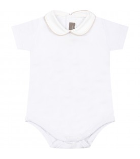 White body for baby kids with beige details