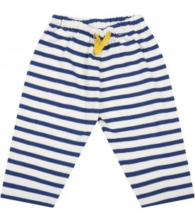 Multicolor trouser for baby boy with stripes