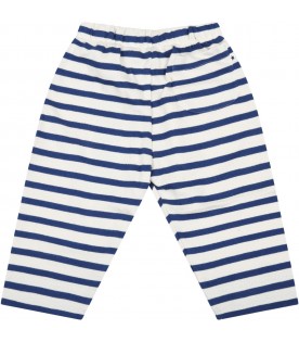 Multicolor trouser for baby boy with stripes