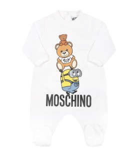 White set for babykids with Minions and black logo