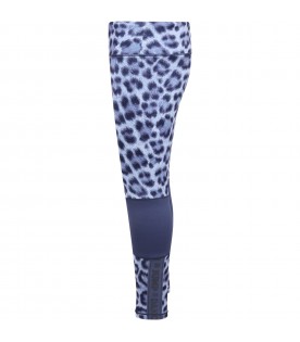 Light-blue leggings for girl