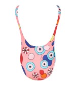 Marni Kids Pink swmisuit for girl with prints