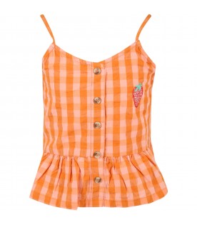 Orange top for girl