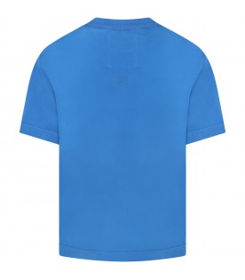 Blue t-shirt for boy with whale