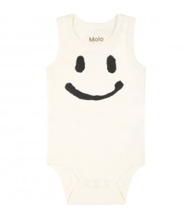 Ivory body for babykids with black smiley face