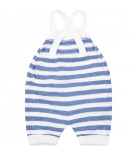 Multicolor dungarees for baby boy