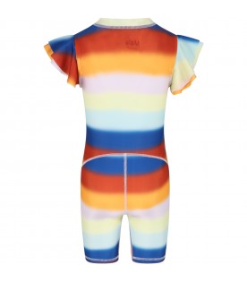 Multicolor swimsuit for girl