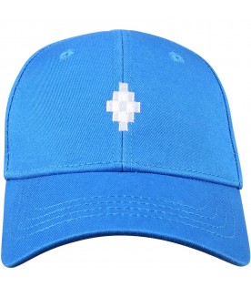 Azure hat for kids with iconic cross