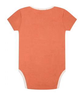 Orange body for babykids with white writing