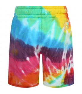 Multicolor short for kids with iconic smile