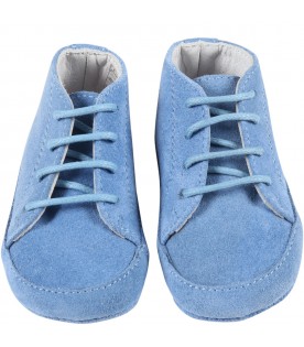 Light-blue shoes for baby boy