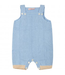 Azure overalls for baby boy