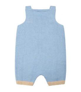 Azure overalls for baby boy