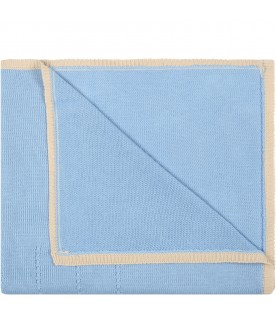 Azure blanket for baby boy