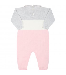 Multicolor babygrow for baby girl