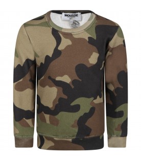 Camouflage sweatshirt for boy