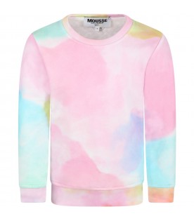 Multicolor sweatshirt for girl