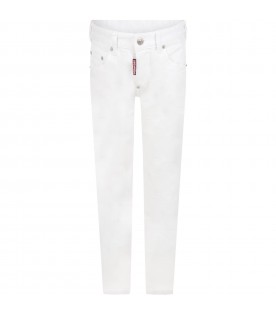 White jeans for boy