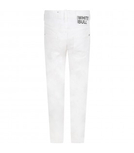 White jeans for boy