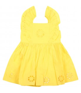 Vestito giallo per neonata
