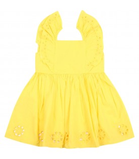 Vestito giallo per neonata