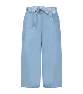 Light-blue jeans for girl