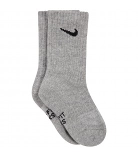 Grey set for kids with swoosh