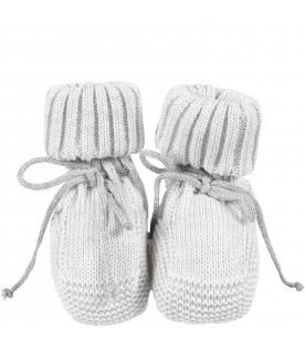 Grey baby-bootee for baby kids