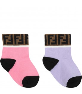 Multicolor set for girl with iconic black FF