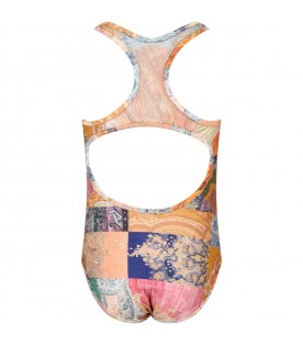 Multicolor swimsuit for girl