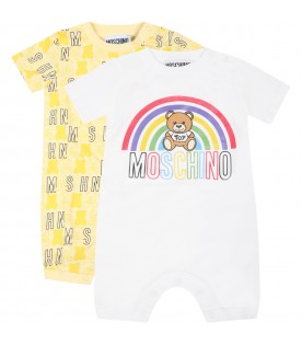 Multicolor set for baby kids with logos