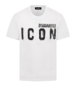 Dsquared2 White t-shirt for kids with logo