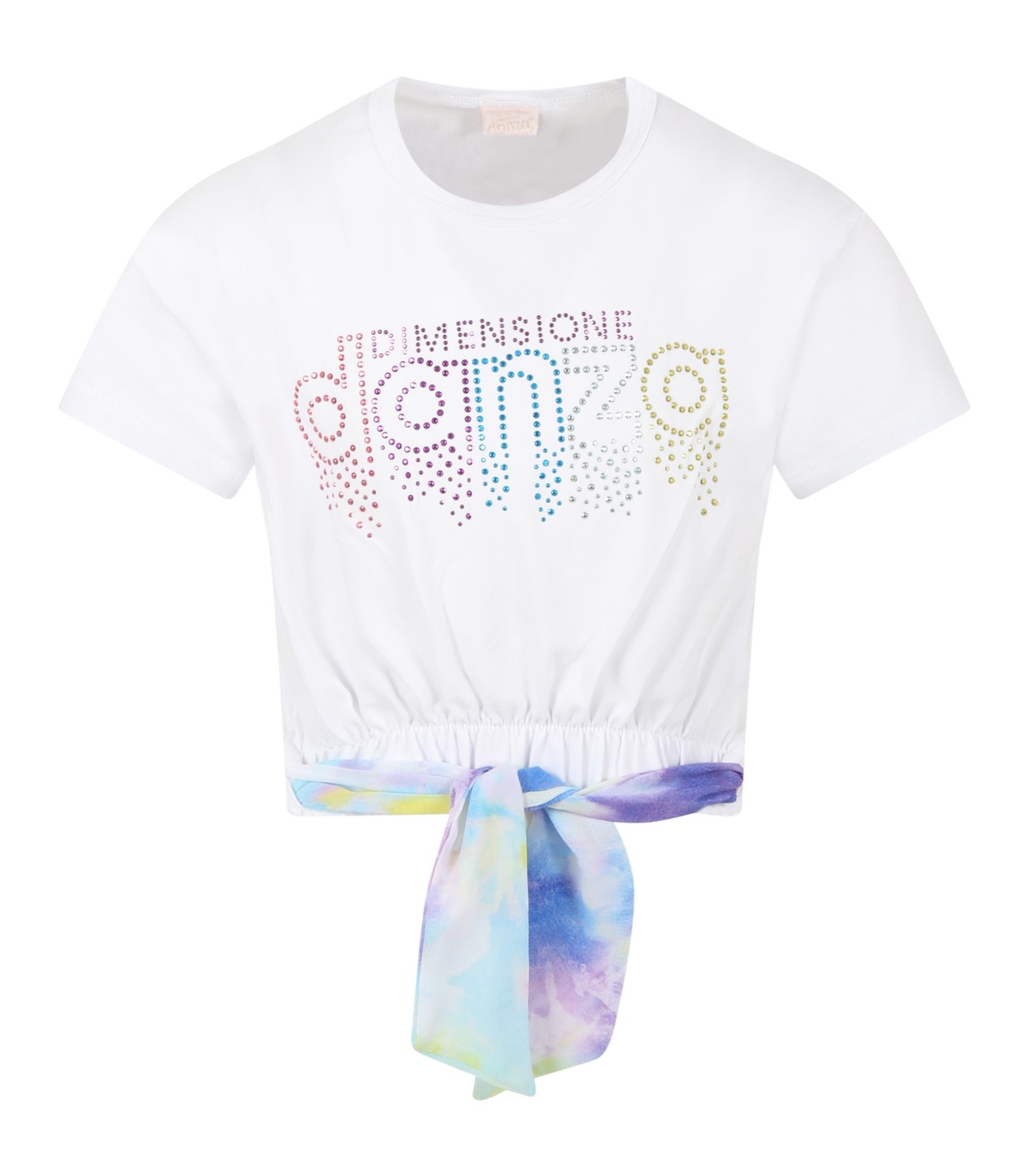 Dimensione Danza White t-shirt for girl with logo