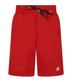 Red short for adults avec logo