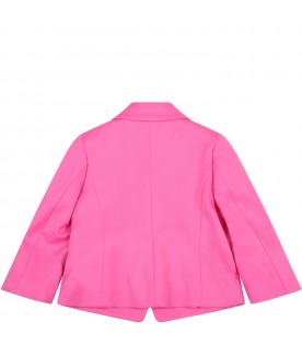 Fuchsia jacket for baby girl