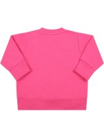Diesel Fuchsia sweatshirt for baby girl with logo