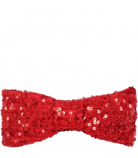 Red hairband for girl