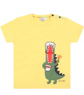 Yellow t-shirt for baby boy