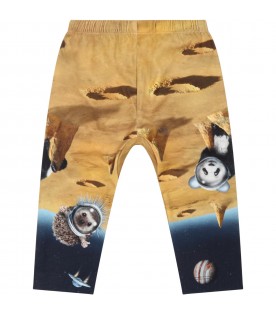 Multicolor trousers for baby kids with animals