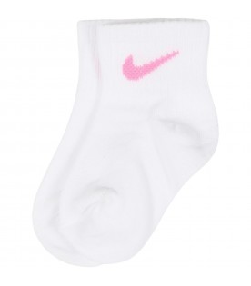 Multicolor set for baby girl with iconic swoosh